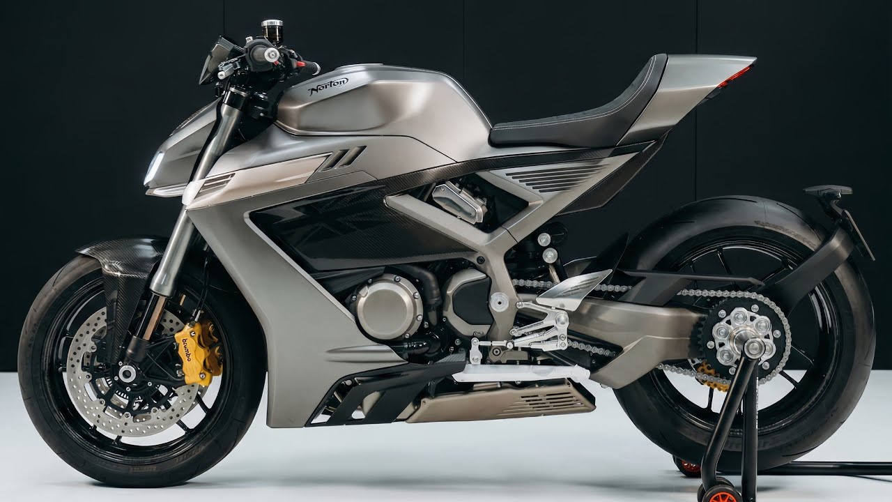 All-New 2026 Norton Manx 1200cc V4 Luxury Meets Raw V4 Power