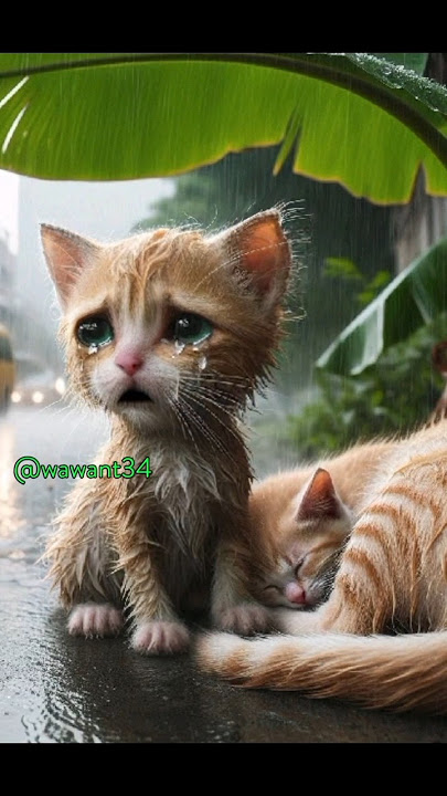 tak ada yang menolong |kisah kucing sedih bikin nangis #shortvideo #cat #kucingsedih