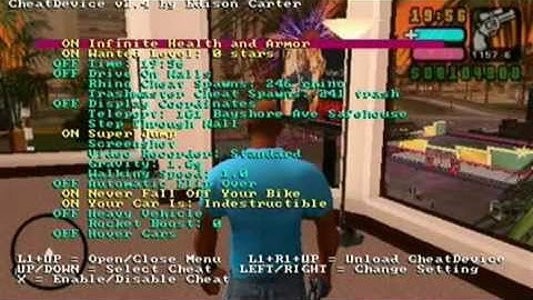 GTA Vice City Stories Cheats Device: Comment installer les Cheats Device