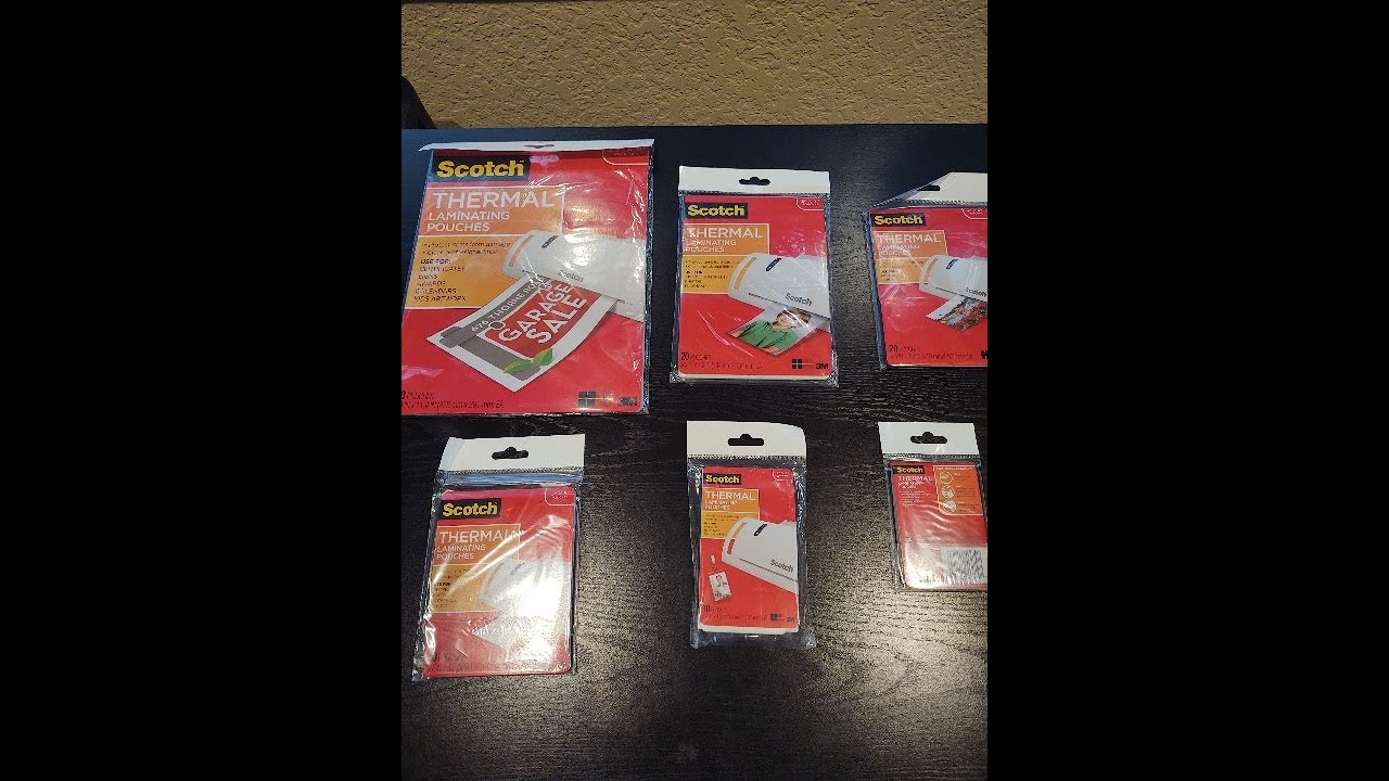 3M Laminating Pouch Kit with All Varieties of Laminating Pouche (1) Amazon Review