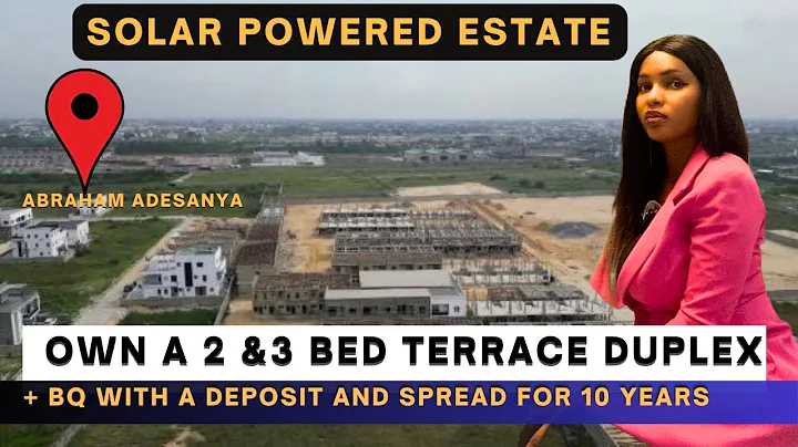 Inside a solar powered 2 and 3 bedroom duplex in  citadel oasis Abraham adesanya Ajah
