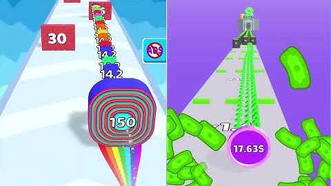 Smash Runner Vs MoneyShoots Run - All Levels SpeedRun Gameplay Android iOS #gaming 