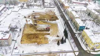 Начало строительства школы №10 в городе Дзержинск