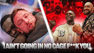 Tyson Fury & Israel Adesanya Talk MMA:  'I Ain't Going In No Cage F**k You'