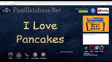 How To Make Text In Any Texture With PixelDatabase Net and Paint Net