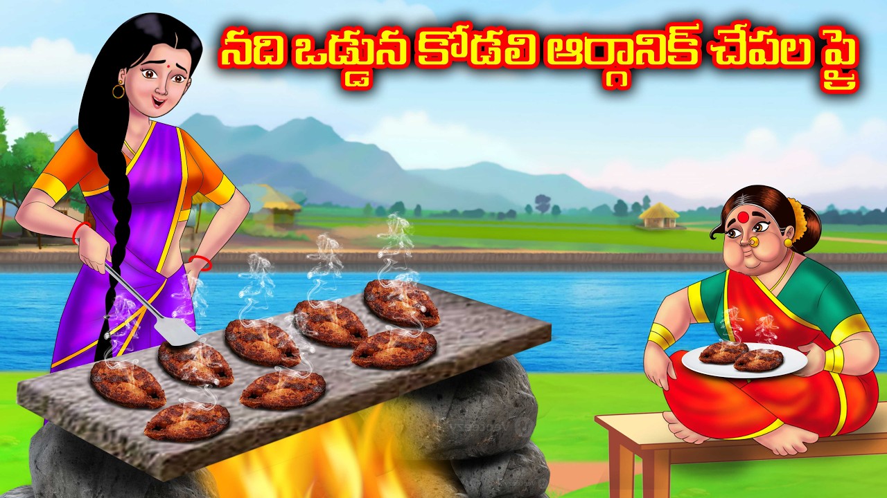 నది ఒడ్డున కోడలి ఆర్గానిక్ చేపల ఫ్రై Atha vs Kodalu Telugu kathalu | Telugu moral stories | Anamika