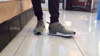 nmd black white trace khaki