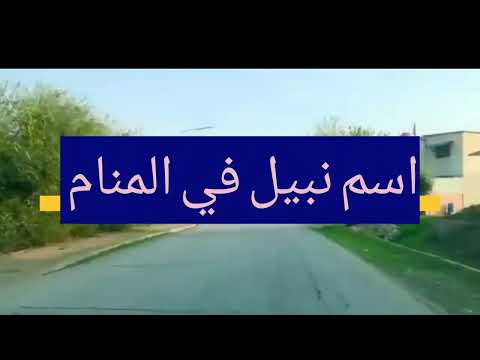 معنى اسم نبيل في المنام