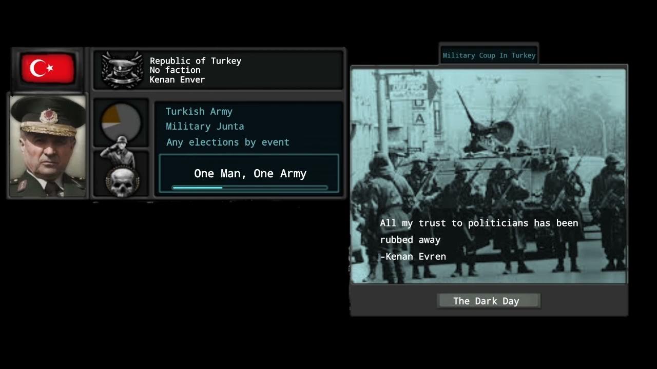 Hoi4 TNO [CUSTOM] Super Event Military Junta in Turkey YouTube