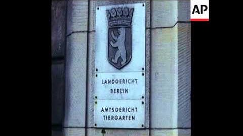 SYND25/02/71 FIRST DAY OF TRIAL FOR EKKEHARD WEIL