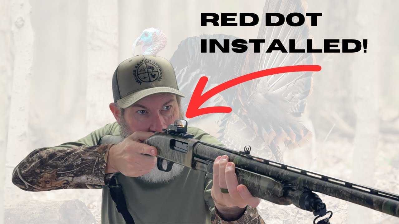 How To Mount A Red Dot Sight On a Turkey Shotgun (Mossberg 835