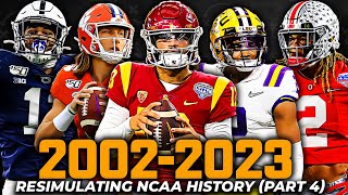 I Reset NCAA 24 To 2002 and Re-Simulated HISTORY | Part 4 (The Finale)