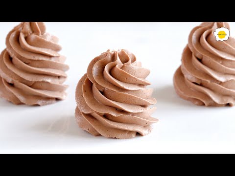 Banana Cocoa Buttercream Recipe  Recette de crme au beurre banane-cacao