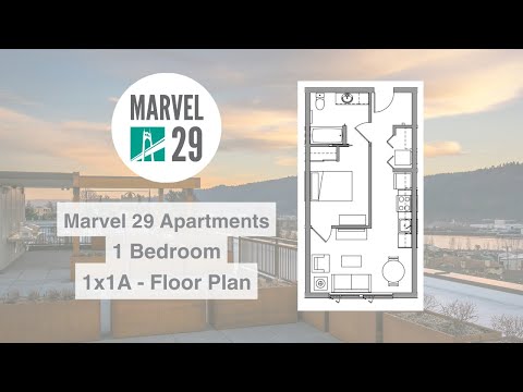 1*1A Floor Plan Virtual Tour - Marvel 29 Apartments