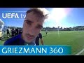 Griezmann & Payet having fun with UEFA's 360 cam