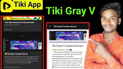 tiki gray v creator survey form kaise fill kare | tiki gray tick form | tiki app new update | tiki ?
