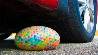 MOST SATISFYING CAR TIRE CRUSHING VIDEO