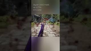 Skyrim Ultra 4k HD graphics