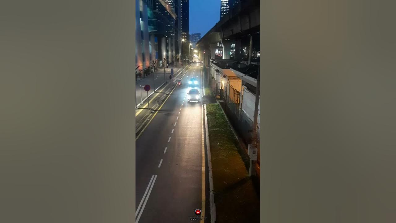 Traffic at Jalan Ang Seng, Brickfields, Kuala Lumpur, Malaysia