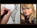 How to Draw Astrid's Braid  - How to Train Your Dragon 2