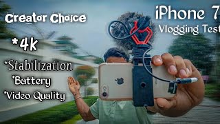 iPhone 7 Real vlogging test 😱 || The Ultimate Vlogging Camera Phone For Creator, Youtuber 🔥!!