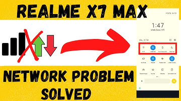Realme X7 Max Network problem & Mobile data not working problem