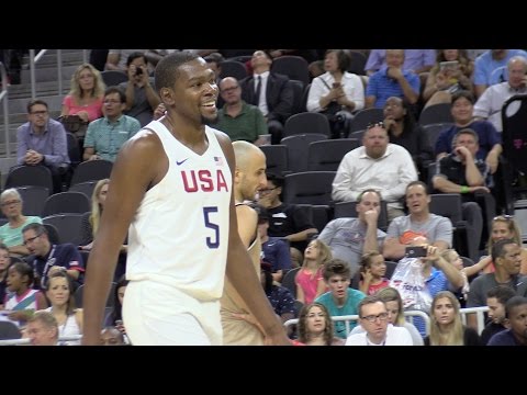 USA VS Argentina Exhibition Game Las Vegas | Courtside Video + Nosebleeds Video