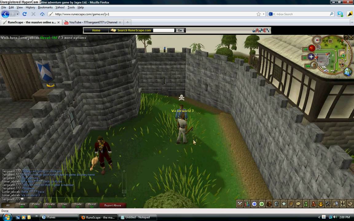 how to change your runescape user name ingame only - YouTube