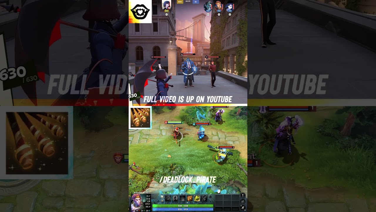 Mina abilities vs Dota abilities 