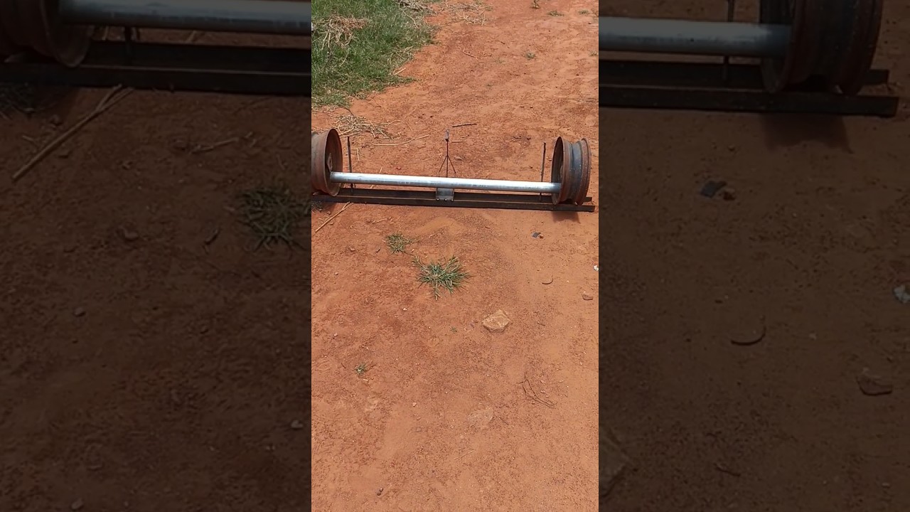 Veja como fazer eixo para carretinha ou reboque sem ter torno