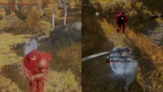 Split Screen Duel with streamer, ravia_g - ELDEN RING