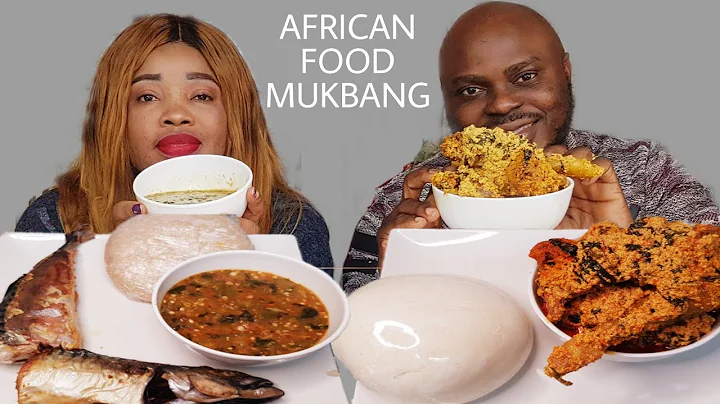 HILARIOUS HAPPY SAID THE FOOD THEY SHAKE | VERSACE EGUSI SOUP & OKOR SOUP WITH POUNDED YAM /EBA FUFU