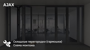 Монтаж складных перегородок AJAX Fold