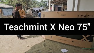 Teachmint 75 Inch Digital Board Unboxing | Smart Class Setup in School | Full Review & Demo 2026
