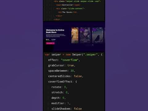how to make swiper slider using html css and js | creating carousel ...