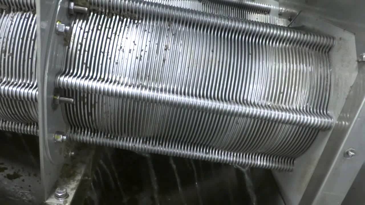 Volute Dewatering Press in action - YouTube