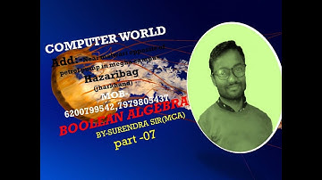 part 07 basic postulates of boolean algebra and principle of duality by surendra sir