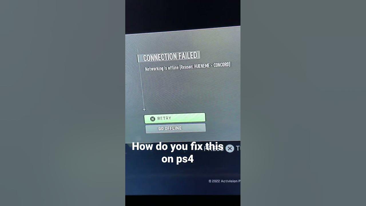 How do you fix networking offline bug mw2 YouTube