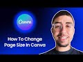 How to Change Your Page Size in Canva