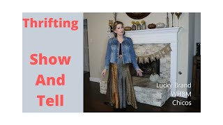 Thrifting part 1 SHOW AND TELL