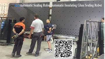 2000x2500mm Two Component Automatic Sealing Robot, Insulating Glass Sealing Robot