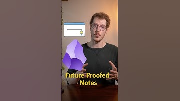 Future-Proofing Notes 📝 Why Obsidian? #obsidian #notetaking  #ai