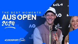 🤣 The BEST moments from the Eurosport team at the 2024 Australian Open 🇦🇺