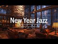 Cozy Winter Cabin Jazz ❄️ Heavy Snowstorm & Fireplace Sounds for Deep Sleep & Relaxation