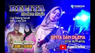 CINTA DAN DILEMA COVER IRTA AMELIA RELITA BALONG 2019