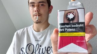 Smoking a MARLBORO RED Cigarette out of a SOFTPACK - Review