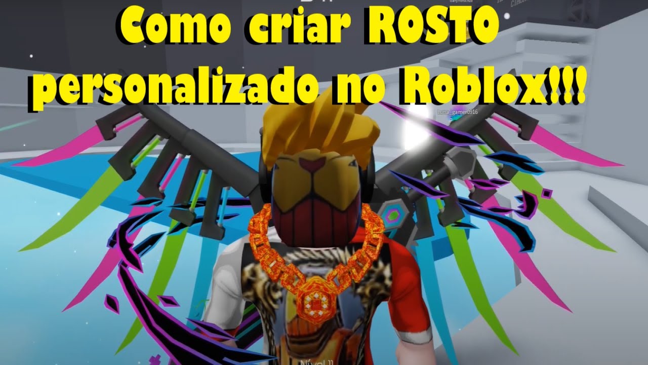 NOVO EVENTO DE ROSTO DO ROBLOX, DÁ PRA FAZER SEU PRÓPRIO ROSTO