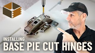 How to Join Doors Using Corner Pie Hinges for a Base or Wall Pie Cut Cabinet (BCP / WCP)