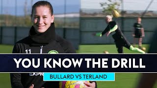 Jimmy takes on Elisabeth Terland in EXHAUSTING shooting drill! 😤 | You Know the Drill | Brighton