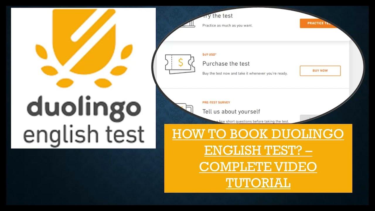 How to Book Online Duolingo English Test Step by Step Process of